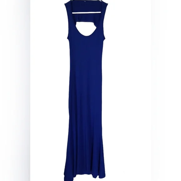 Bodycon Maxi Dress with Open Back Design - Size (M) - Picture 3 of 5